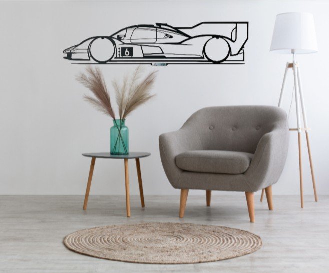 Décoration murale – Prototype de course numéro 6