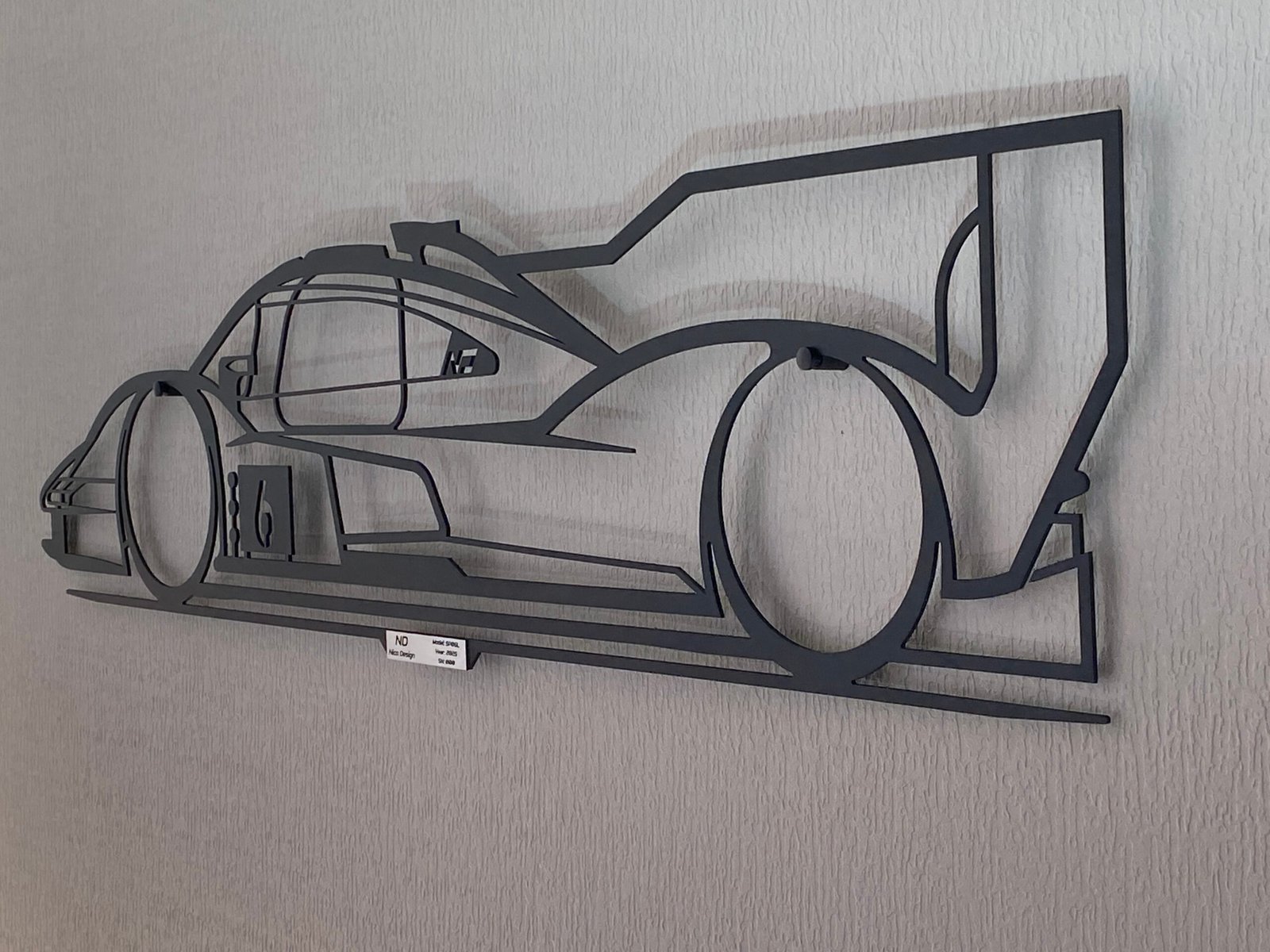 Décoration murale – Prototype de course numéro 6 – Image 5