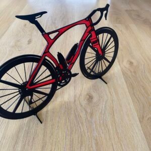 Silhouette vélo aéro en métal – Image 3