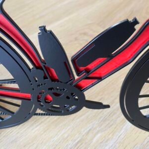 Silhouette vélo aéro en métal – Image 4