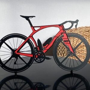 Silhouette vélo aéro en métal – Image 11