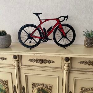 Silhouette vélo aéro en métal – Image 5
